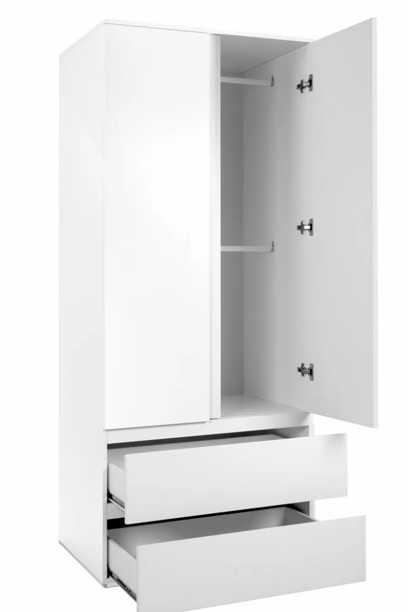 Kinderzimmer Schränke|Kinderzimmer Schränke| Kleiderschrank Image 80 x 191 cm Weiß