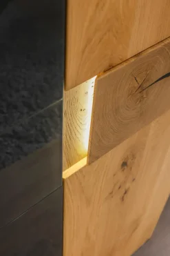 rauch BLACK Kleiderschränke-Kleiderschrank Kona 301 x 223 cm Eiche / Graphit