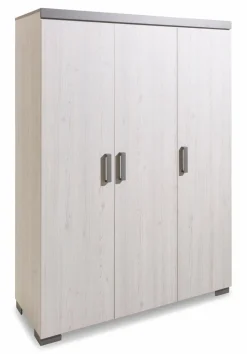 Babyzimmer Schränke & Regale|Babyzimmer Schränke & Regale|Portobello Kleiderschrank Lana 130 x 193 cm Weiß