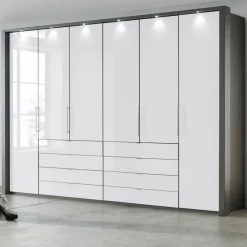Wiemann Kleiderschränke-Kleiderschrank Loft 300 x 236 cm Weiß