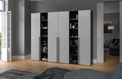 Kleiderschränke|Jutzler Kleiderschrank Longline 280 x 220 cm Hellgrau