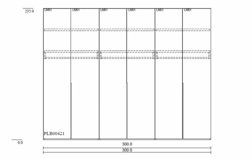 Kleiderschränke|Clara Home Kleiderschrank Lousada 300 x 235 cm Weiß