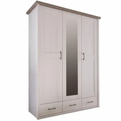 BEGABINO Kinderzimmer Schränke|Kinderzimmer Schränke-Kleiderschrank Luca 148 x 201 cm Weiß