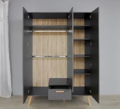 Kleiderschrank Mats 130 x 190 cm<trendteam Hot