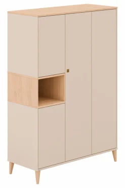 Paidi Kinderzimmer Schränke|Kinderzimmer Schränke-Kleiderschrank Mila & Ben 141 x 206 cm Cashmere-Beige