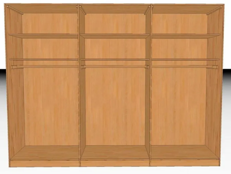 Kleiderschrank Premium 302 x 229 cm<DECKER Outlet