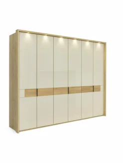Musterring Kleiderschränke-Kleiderschrank San Francisco 300 x 216 cm Champagner