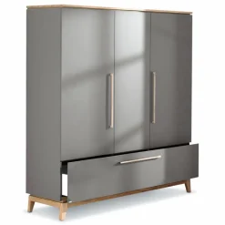 Paidi Kinderzimmer Schränke|Kinderzimmer Schränke-Kleiderschrank Sten 171 x 200 cm Grau