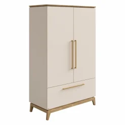 Paidi Kinderzimmer Schränke|Kinderzimmer Schränke-Kleiderschrank Stiene 123 x 200 cm Cashmere-Beige