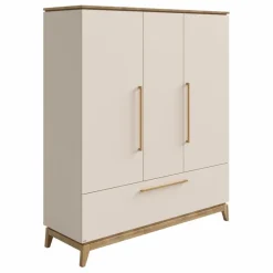 Paidi Kinderzimmer Schränke|Kinderzimmer Schränke-Kleiderschrank Stiene 171 x 200 cm Cashmere-Beige