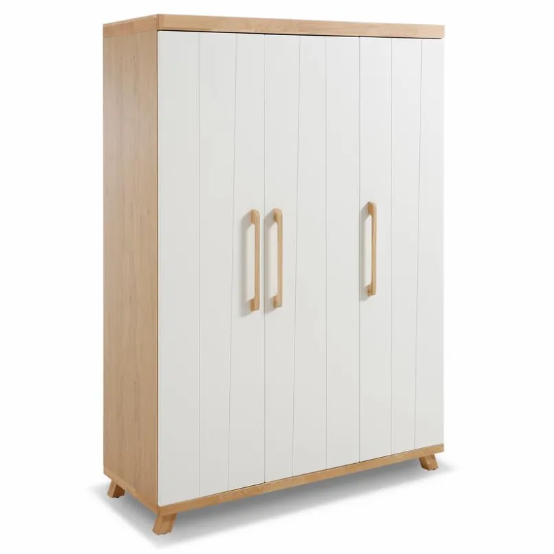 Babyzimmer Schränke & Regale|Babyzimmer Schränke & Regale|Portobello Kleiderschrank Talsi 135 x 201 cm Eiche