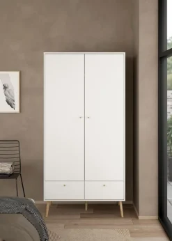 Tvilum Kinderzimmer Schränke|Kinderzimmer Schränke-Kleiderschrank 2-trg Bodo Weiß