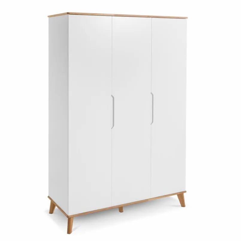 Babyzimmer Schränke & Regale|Babyzimmer Schränke & Regale|Portobello Kleiderschrank Vivo, 135 x 200 cm Weiß