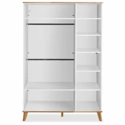 Babyzimmer Schränke & Regale|Babyzimmer Schränke & Regale|Portobello Kleiderschrank Vivo, 135 x 200 cm Weiß