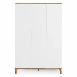 Babyzimmer Schränke & Regale|Babyzimmer Schränke & Regale|Portobello Kleiderschrank Vivo, 135 x 200 cm Weiß