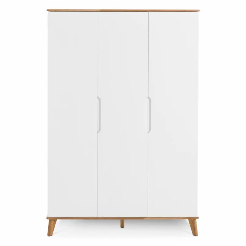 Babyzimmer Schränke & Regale|Babyzimmer Schränke & Regale|Portobello Kleiderschrank Vivo, 135 x 200 cm Weiß