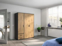 Kleiderschränke|rauch BLUE Kleiderschrank Voyager 140 x 194 cm Artisan-Eiche