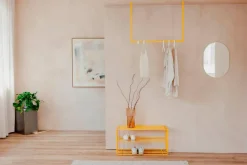 Metallbude Praktisch Im Flur-Kleiderstange Rubi 60x120 Mango