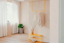 Metallbude Praktisch Im Flur-Kleiderstange Rubi 60x120 Mango