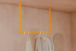 Metallbude Praktisch Im Flur-Kleiderstange Rubi 60x60 Mango