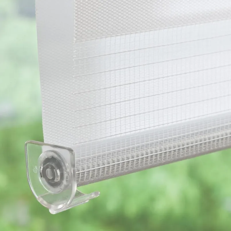 Vorhänge & Gardinen|Liedeco Klemmfix Duo-Rollo 70 x 210 cm Weiß