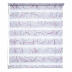Liedeco Vorhänge & Gardinen-Klemmfix Duo-Rollo Mini 90 x 160 cm Pink