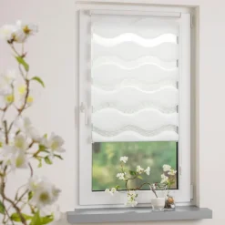 Klemmfix Duo-Rollo Wave 40 x 150 cm<Liedeco Hot