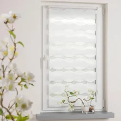 Klemmfix Duo-Rollo Wave 40 x 150 cm<Liedeco Hot