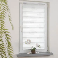 Vorhänge & Gardinen|Liedeco Klemmfix-Duo Rollo Aster 80 x 210 cm Weiß