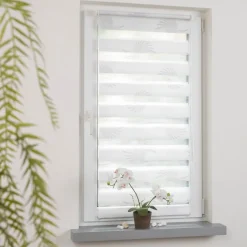 Vorhänge & Gardinen|Liedeco Klemmfix-Duo Rollo Aster 80 x 210 cm Weiß