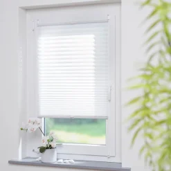Vorhänge & Gardinen|Liedeco Klemmfix-Plissee Easy 90 x 130 cm Weiß