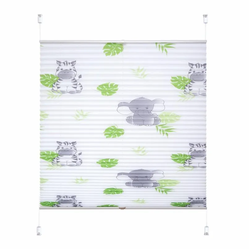 Vorhänge & Gardinen|Liedeco Klemmfix-Plissee Hanni und Luc 80 x 130 cm Bunt