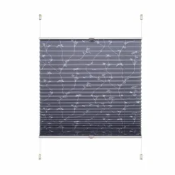 Vorhänge & Gardinen|Liedeco Klemmfix-Plissee Ranke 50 x 130 cm Grau