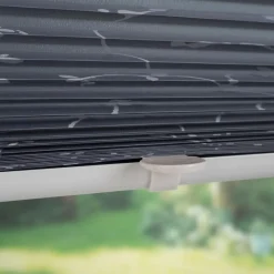 Vorhänge & Gardinen|Liedeco Klemmfix-Plissee Ranke 50 x 130 cm Grau