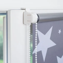 Vorhänge & Gardinen|Liedeco Klemmfix-Rollo Sterne 75 x 150 cm Grau