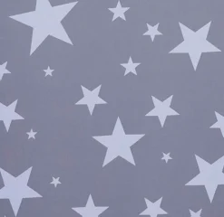 Vorhänge & Gardinen|Liedeco Klemmfix-Rollo Sterne 75 x 150 cm Grau