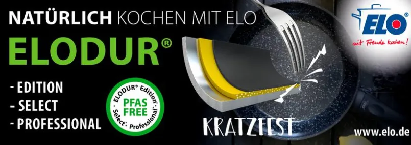 Töpfe|ELO Kochtopf Alucast 20 cm Schwarz