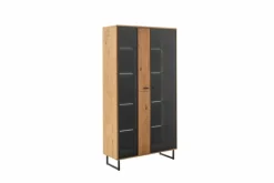 Vitrinen|MCA Kombi Vitrine Arezzo Wildeiche