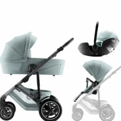 britax römer Kombi-Kinderwagen-Kombi-Kinderwagen-Set Smile 5Z Harbor Blue