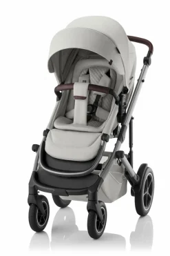 britax römer Kombi-Kinderwagen-Kombi-Kinderwagen-Set Smile 5Z Linen Grey