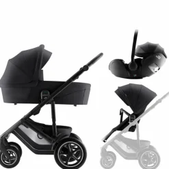 Kombi-Kinderwagen|britax römer Kombi-Kinderwagen-Set Smile 5Z Carbon Black