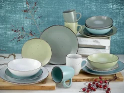 CreaTable Geschirr-Kombiservice Fashion 16tlg. Blau