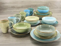 CreaTable Geschirr-Kombiservice Nature Collection 16tlg. Grün