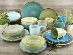 CreaTable Geschirr-Kombiservice Nature Collection 16tlg. Grün