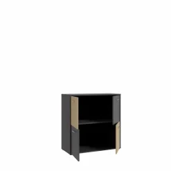 Kommoden|FORTE Kommode Quadro Grau