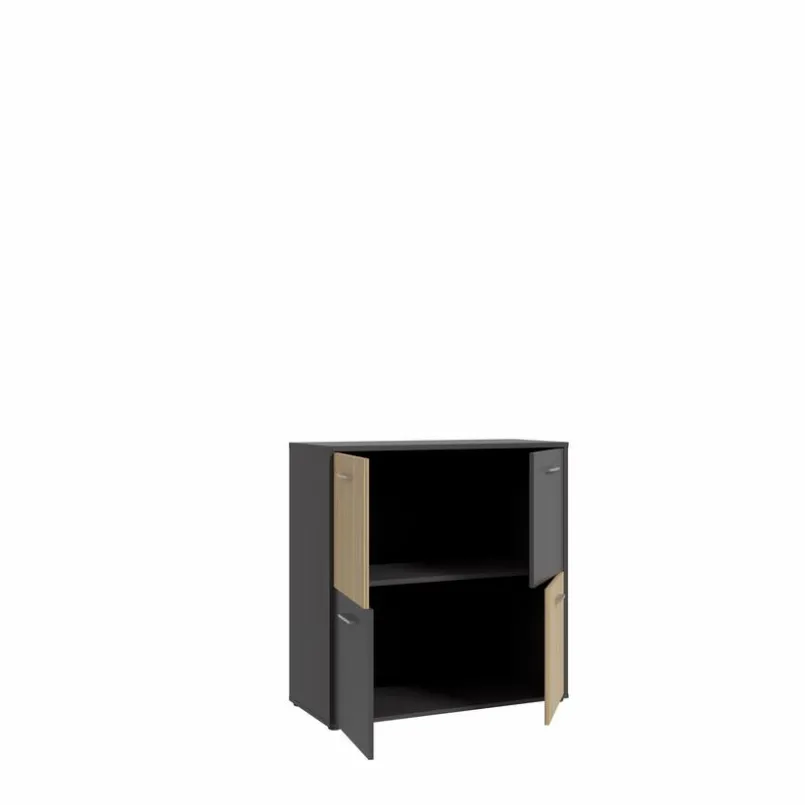 Kommoden|FORTE Kommode Quadro Grau