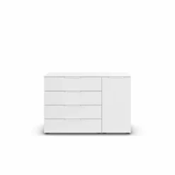 Kommoden|rauch BLACK Kommode Scale Box Alpinweiß
