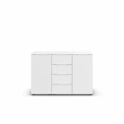 Kommoden|rauch BLACK Kommode Scale Box Alpinweiß