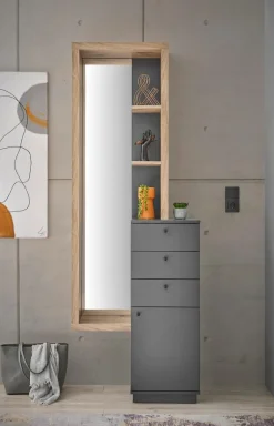 Garderoben-Komplettsets-Kompaktgarderobe Frame Anthrazit