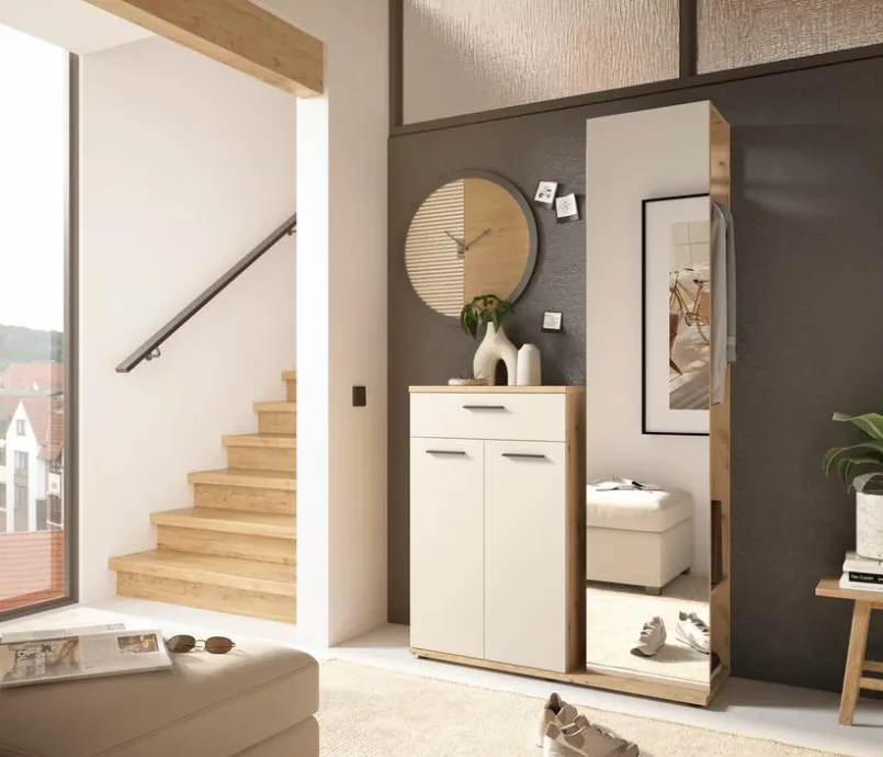 Garderoben-Komplettsets| Kompaktgarderobe Malaga Cashmere